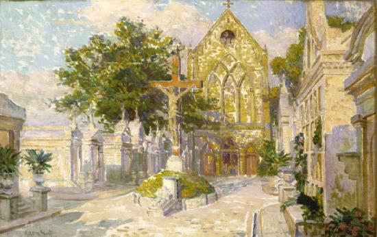 unknow artist Saint Roch Cemetery Chapel and Campo Santo china oil painting image